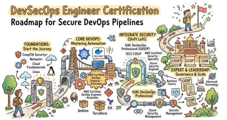 DevSecOps Engineer Certification Roadmap for Secure DevOps Pipelines ...